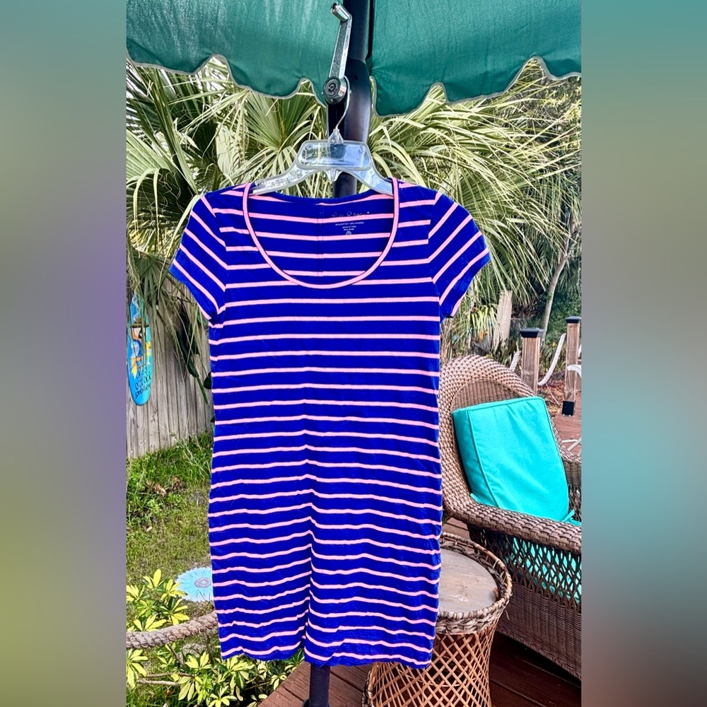 Striped Blue and Pink Women's Dress by Lilly Pulitzer